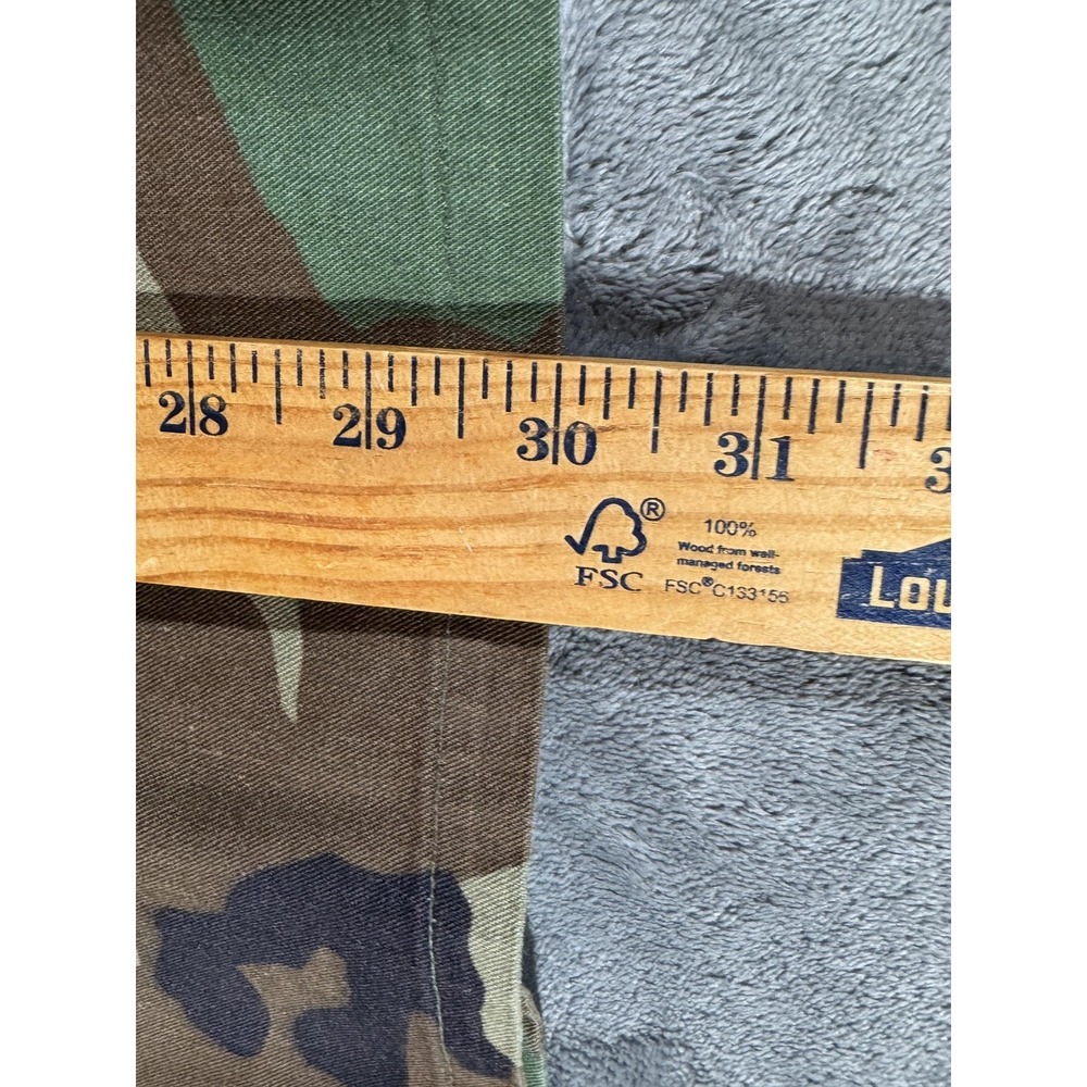 Vintage‎ American Apparel Coat Mens Medium Woodland Camo BDU Combat US Air Force - Picture 12 of 12